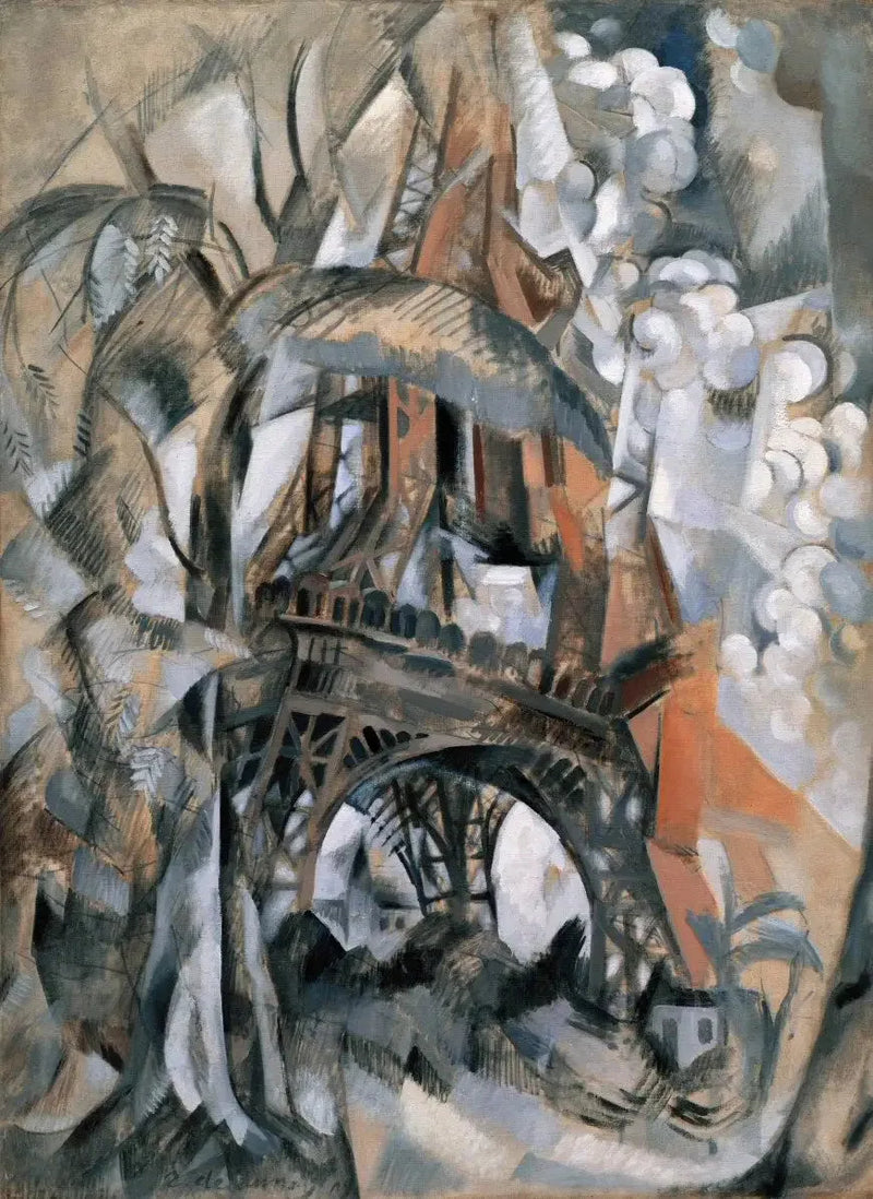 Eiffeltårnet med trær - Robert Delaunay
