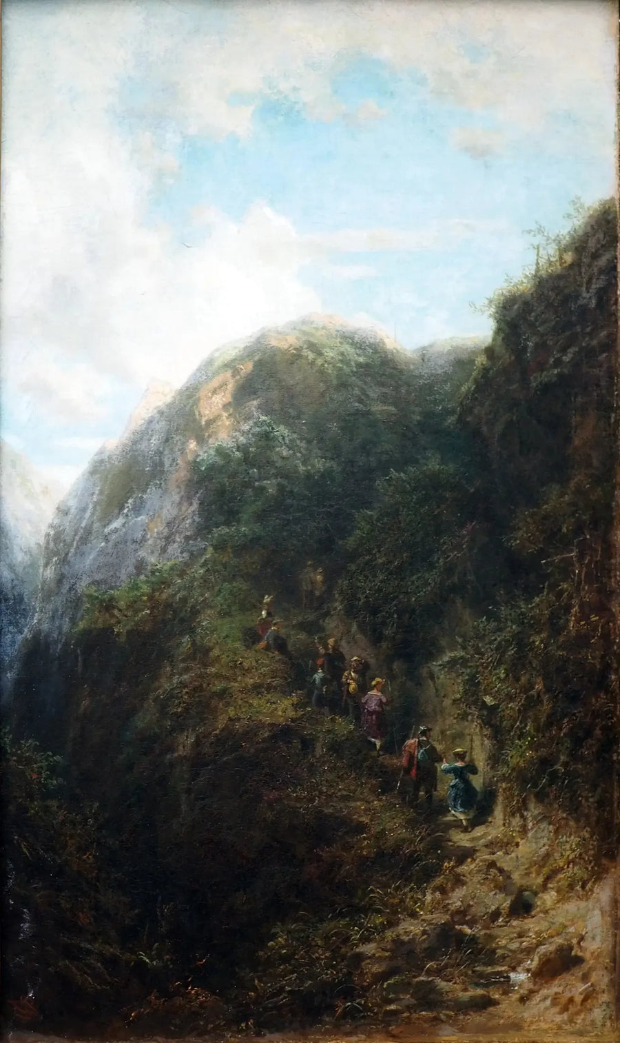 Turister i fjellene - Carl Spitzweg