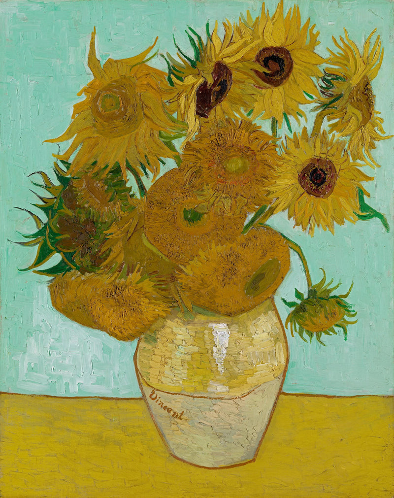 Solsikker (Stilleben: Vase med tolv solsikker) - Vincent van Gogh