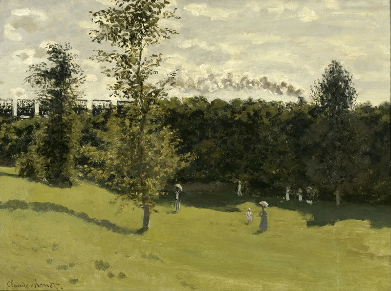 Tog på landsbygda i W153 - Claude Monet