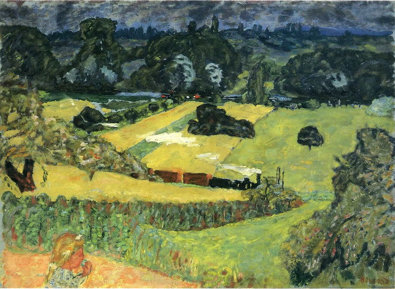 Tog og Båter - Pierre Bonnard