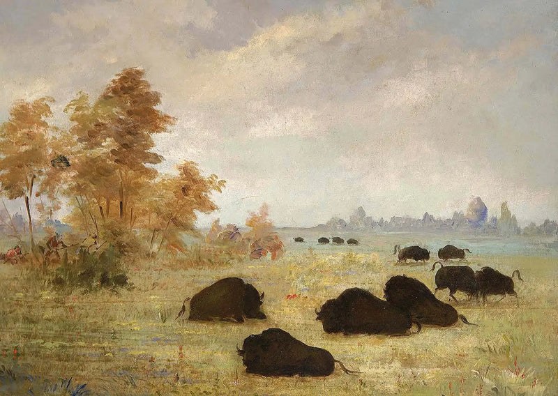 Bisonsporing, Arkansas - George Catlin

Source:
Traque de bisons, Arkansas - George Catlin