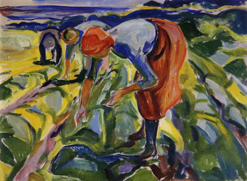 Markedsarbeid - Edvard Munch