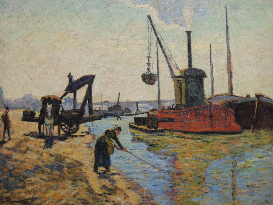Arbeid ved Nationalbroen - Armand Guillaumin