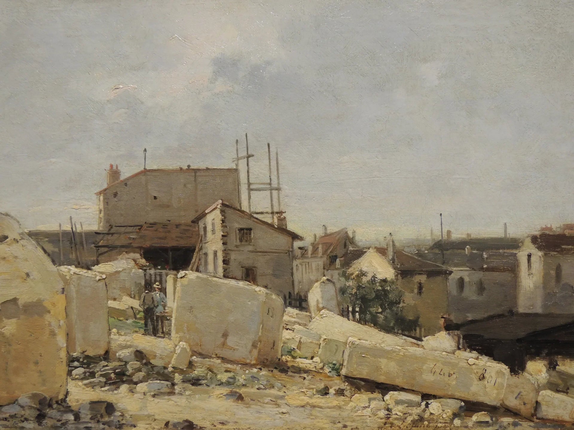 Travaux de terrassement à Caen - Stanislas Lépine image 1 copie de tableau peinte à la main