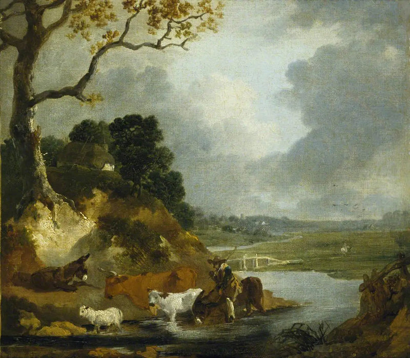 Krysset av bekken - Thomas Gainsborough

Source:
Traversée du gué - Thomas Gainsborough
