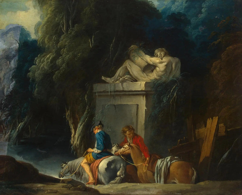 Å krysse bekken - François Boucher
