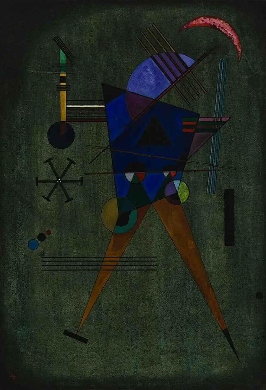 Svart trekant - Vassily Kandinsky