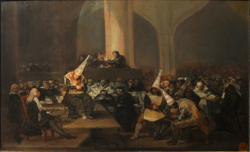 Inkvisisjonens domstol - Francisco de Goya