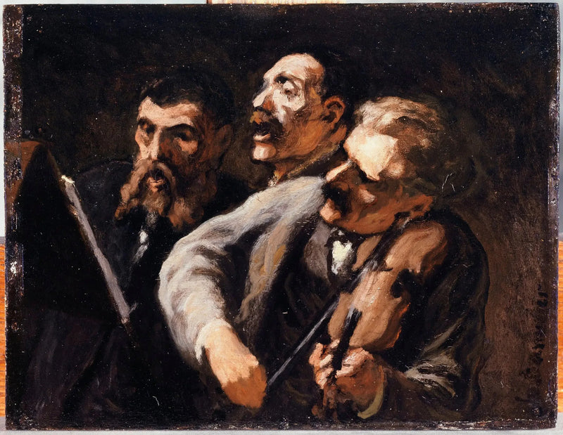 Amatørtrio - Honoré Daumier