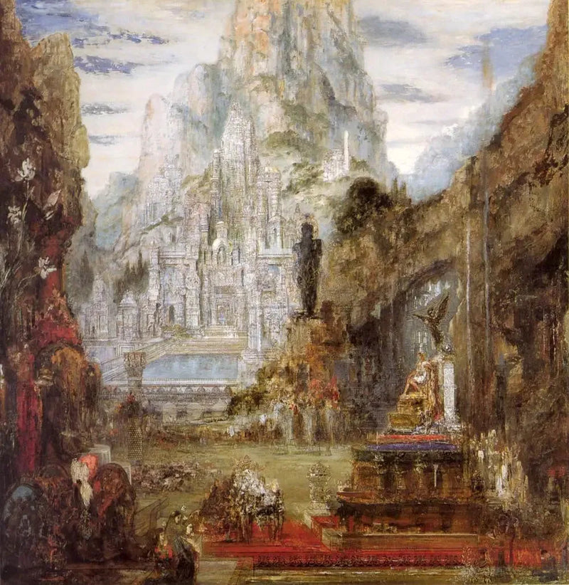 Triumf av Aleksander den Store - Gustave Moreau