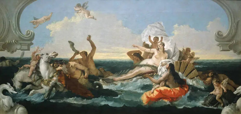 Triumf av Amphitrite - Giovanni Battista Tiepolo