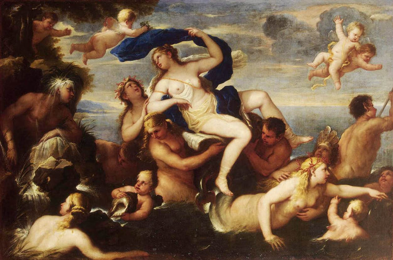 Triumf av Galatea - Luca Giordano