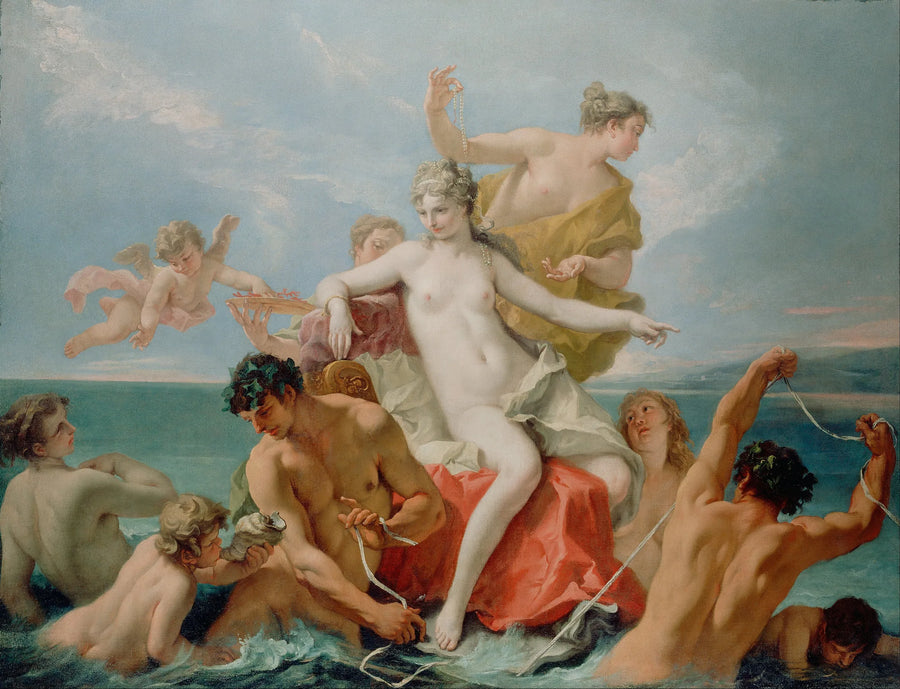Triumf av Venus Marine - Sebastiano Ricci
