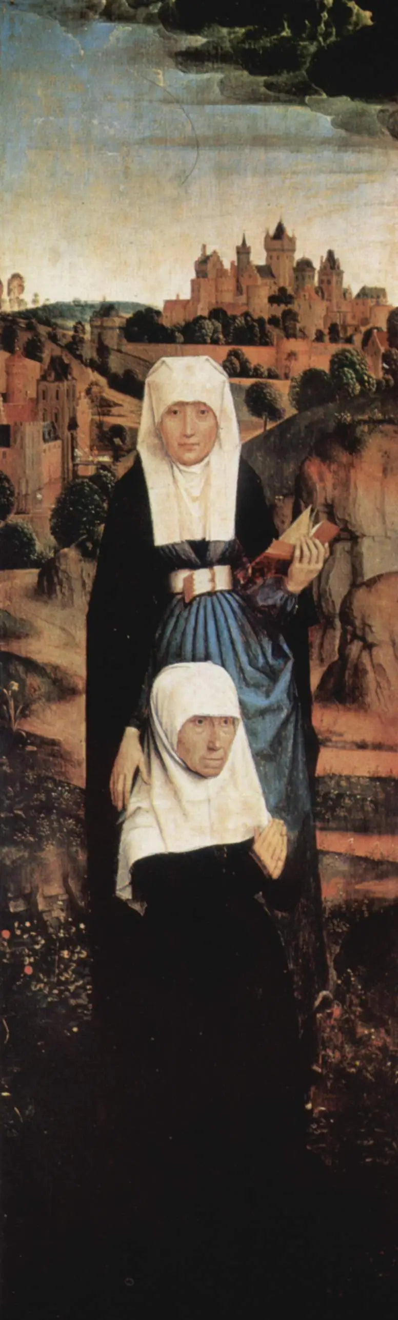 Triptyk av Jan Crabbe. Venstre fløy - Hans Memling