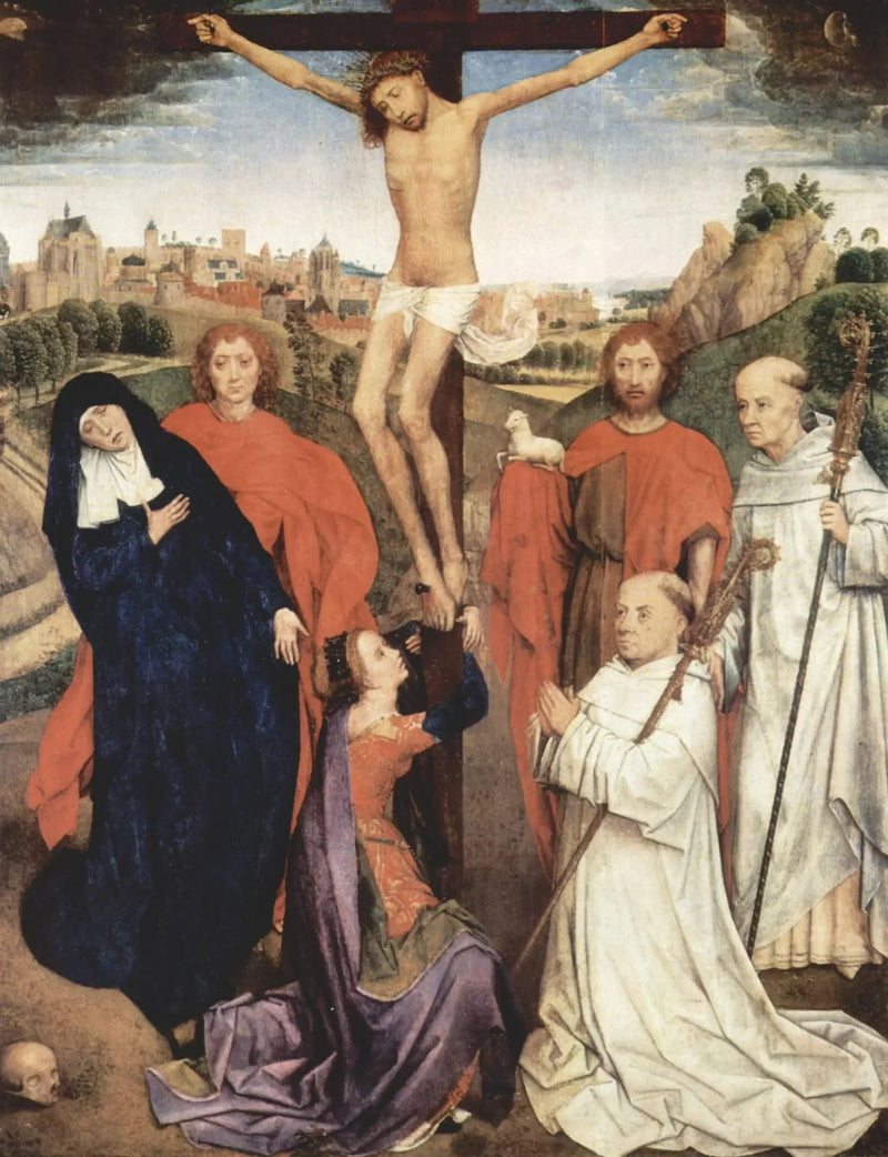Triptykon av Jan Crabbe. Midtstykke - Hans Memling