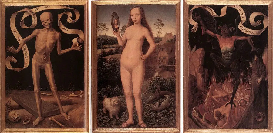 Triptykon av den jordiske forgjengeligheten - Hans Memling