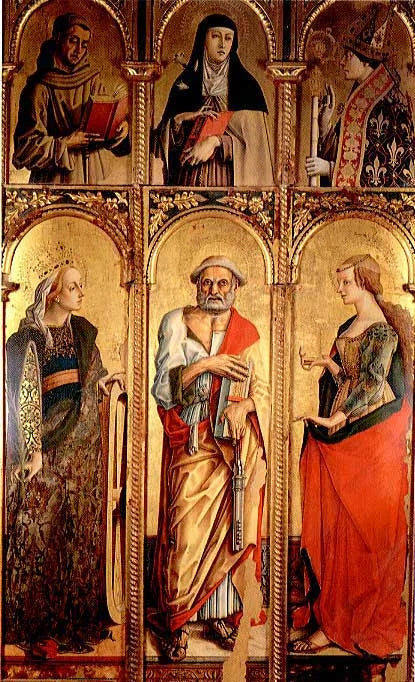 Montefiore-triptykon - Carlo Crivelli