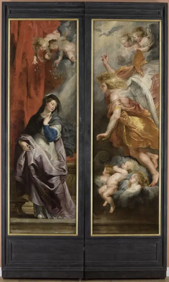 Triptyk av Saint Etienne: Annonsering - Peter Paul Rubens
