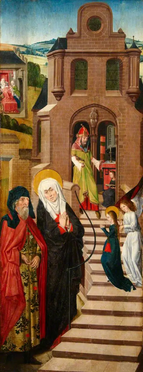 Weston triptyk (triptyk, høyre vinge, innside) - Rogier van der Weyden