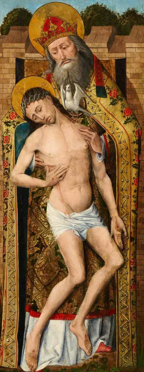 Weston-triptyk (Christ) (triptyk, høyre vinge, utside) - Rogier van der Weyden