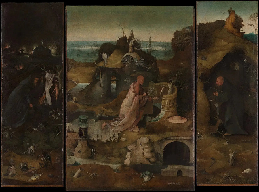 Triptyk av eremitterne - Hieronymus Bosch