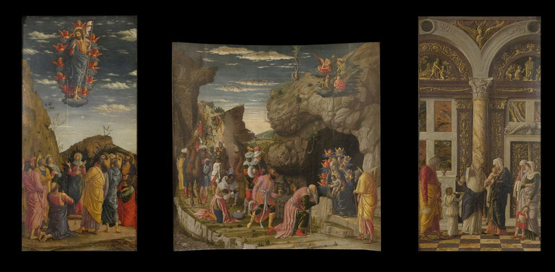 Triptykon av Officiene - Andrea Mantegna