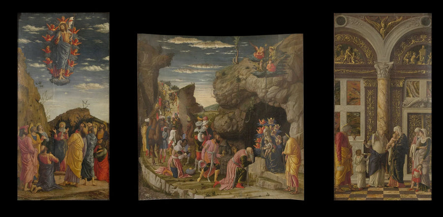 Triptykon av Officiene - Andrea Mantegna