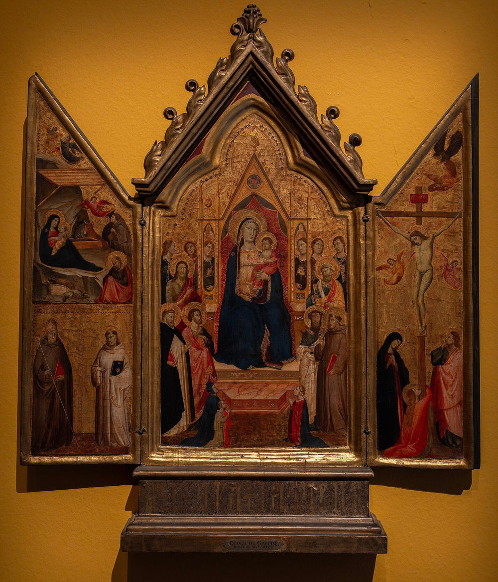 Triptyque - Taddeo Gaddi image 1 copie de tableau peinte à la main