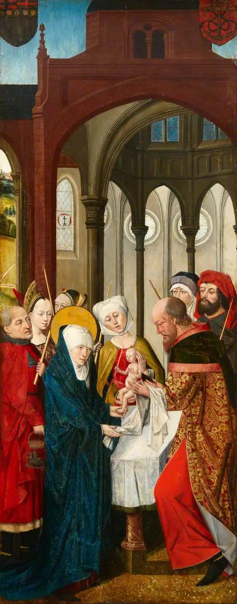 Triptyk Weston (triptyk, venstre vinge, innside) - Rogier van der Weyden