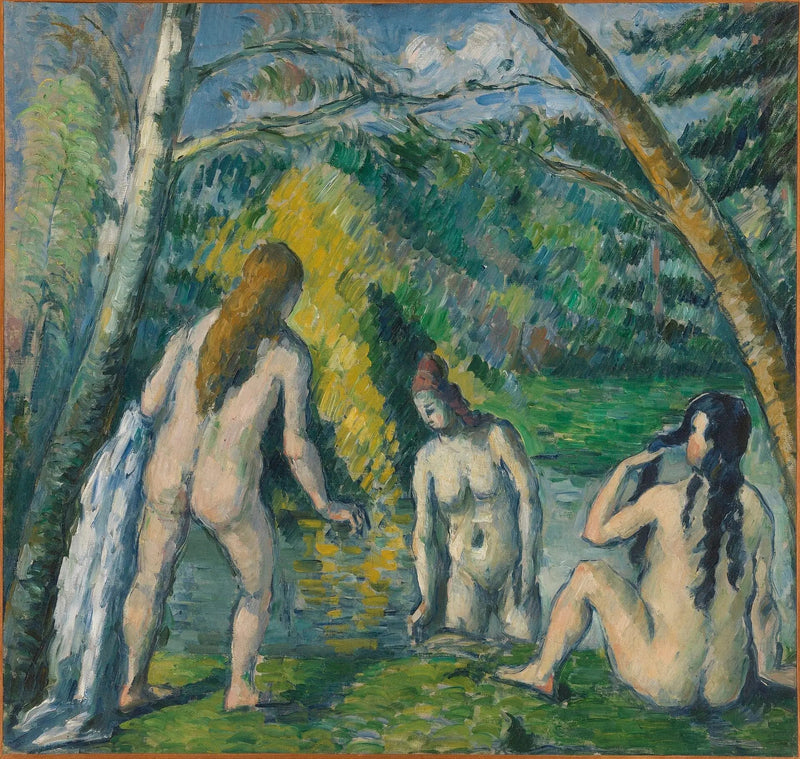 Tre badende - Paul Cézanne