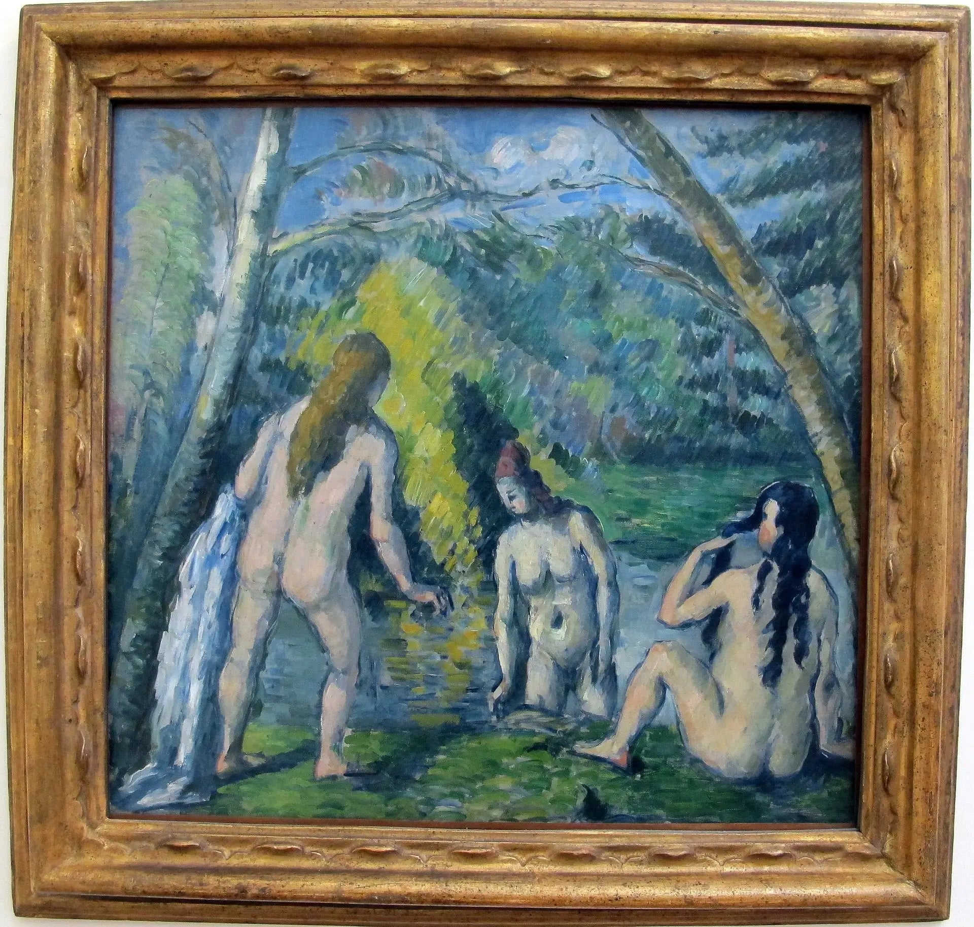 Trois baigneuses - Paul Cézanne - Alpha Reproduction