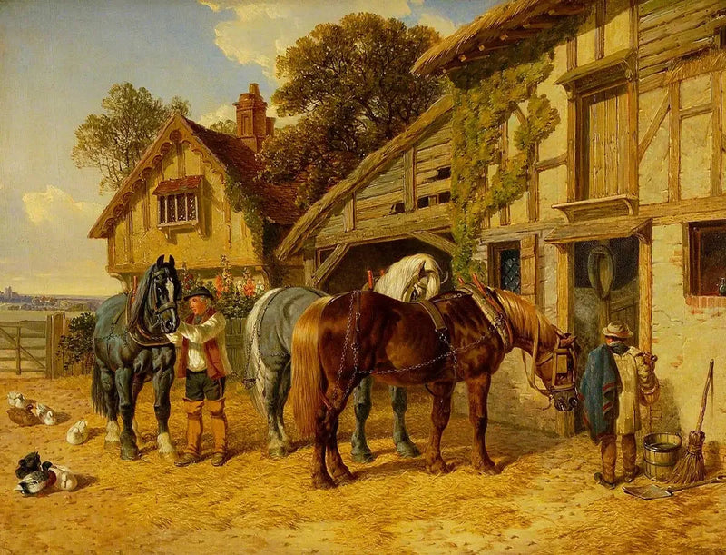 Tre hester og ender i stallen - John Frederick Herring, Sr.

Source:
Trois chevaux et canards dans l'écurie - John Frederick Herring, Sr.