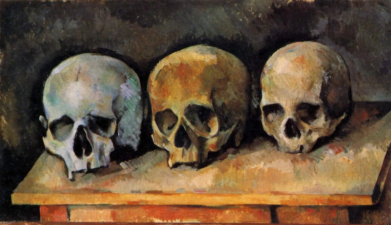 Tre skaller - Paul Cézanne