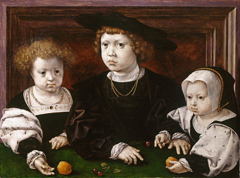 Tre barn av kong Christian II av Danmark - Jan Gossaert
