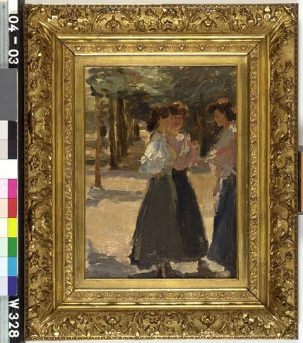Tre kvinner på en aveny - Isaac Israëls
