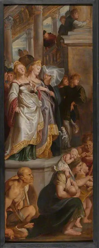 Tre kvinnelige vitner - Peter Paul Rubens