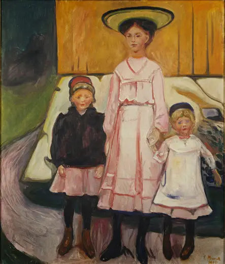 Tre Jenter i Åsgårdstrand - Edvard Munch