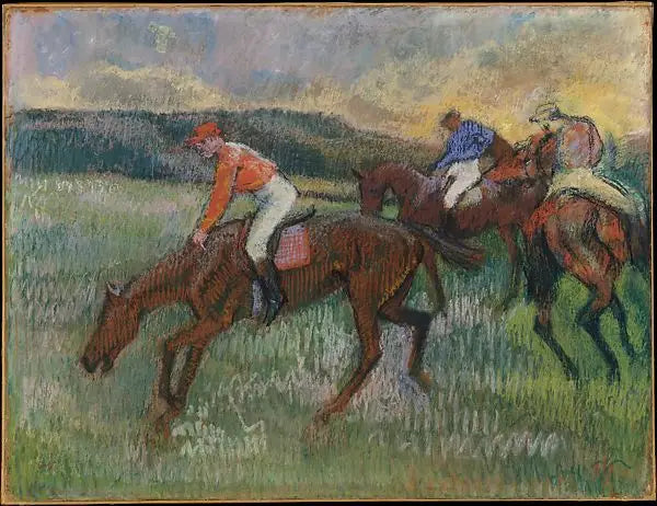 Tre Jockeyer - Edgar Degas