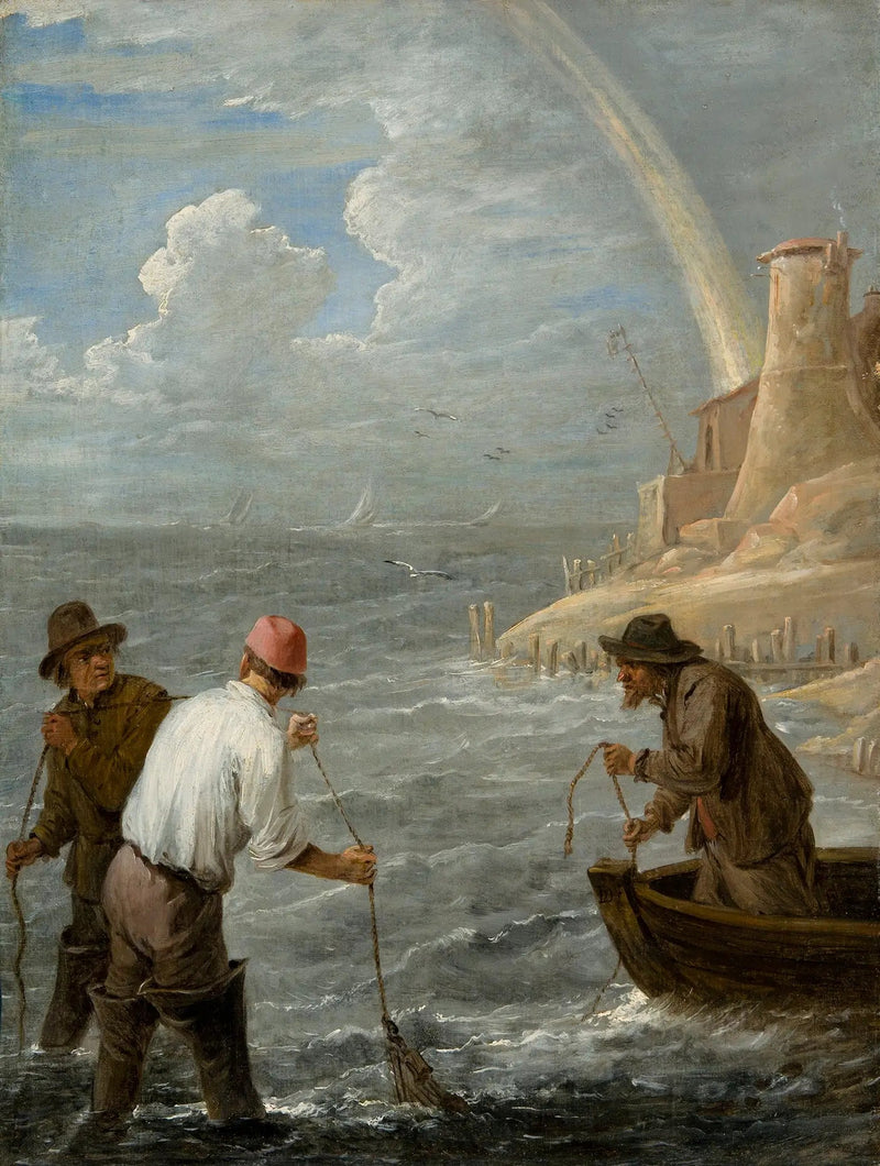 Tre fiskere som kaster sine nett - David Teniers den Yngre

Source:
Trois pêcheurs lançant leurs filets - David Teniers le Jeune