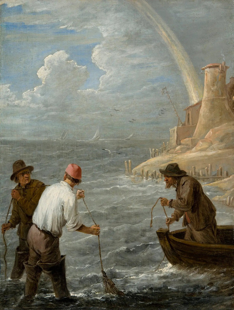 Tre fiskere som kaster sine nett - David Teniers den Yngre

Source:
Trois pêcheurs lançant leurs filets - David Teniers le Jeune