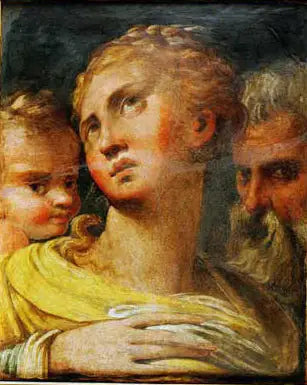 Tre hoder - Parmigianino