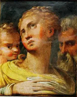 Tre hoder - Parmigianino