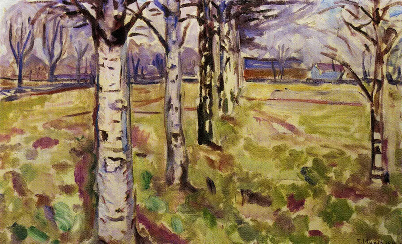 Bjerkestammer - Edvard Munch