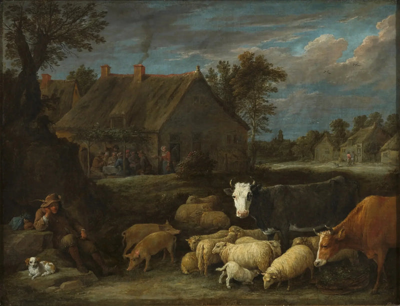Herde i en landsby - David Teniers den Yngre

Source:
Troupeau dans un village - David Teniers le Jeune