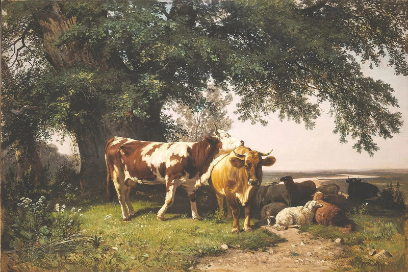 Herde under trærne - Ivan Chichkine

Source:
Troupeau sous les arbres - Ivan Chichkine