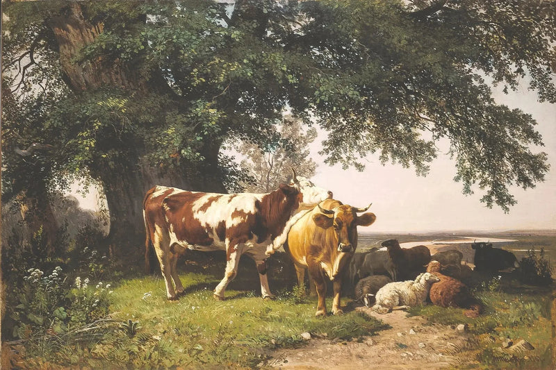 Herde under trærne - Ivan Chichkine

Source:
Troupeau sous les arbres - Ivan Chichkine