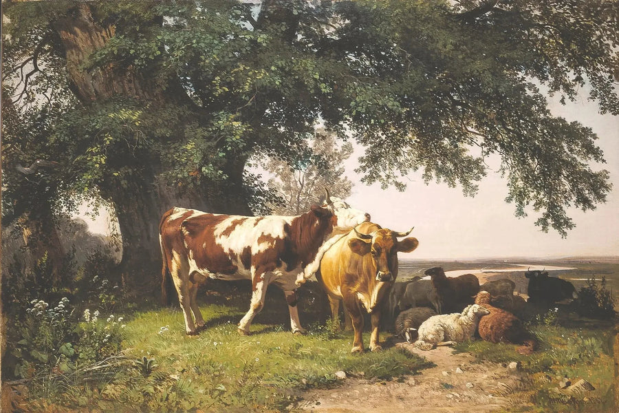 Herde under trærne - Ivan Chichkine

Source:
Troupeau sous les arbres - Ivan Chichkine