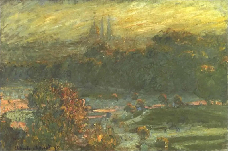 Tuileriene, skisse W403 - Claude Monet