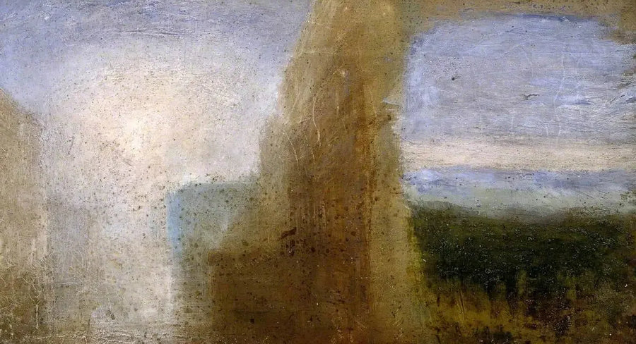To Komposisjoner: En Claudian Havneby og et Åpent Landskap - J. M. W. Turner